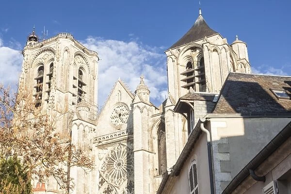 Saint Etienne cathedral in Bourges, UNESCO World Heritage Site, Cher, France, Europe