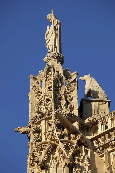 Saint-Jacques tower in Paris, France, Europe