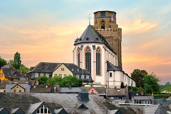 Saint Martin's Parish Church, Oberwesel, Rhineland Palatinate, Germany, Europe
