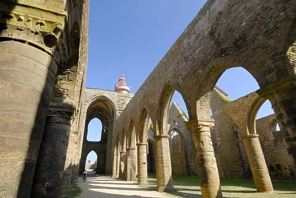 Saint Mathieus Abbey near Brest, Brittany, France, Europe