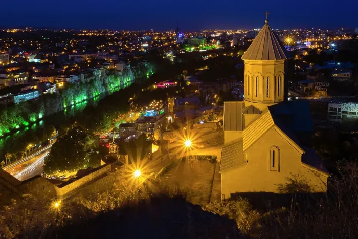 Framed Print : Saint Nicholas's Orthodox Church at Narikala Fortress, Tbilisi, Georgia, Central Asia, Asia Framed Print : Saint Nicholas's Orthodox Church at Narikala Fortress, Tbilisi, Georgia, Central Asia, Asia