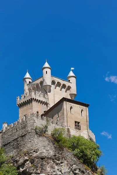 Saint-Pierre Castle, Saint Pierre, Aosta Valley, Italian Alps, Italy, Europe