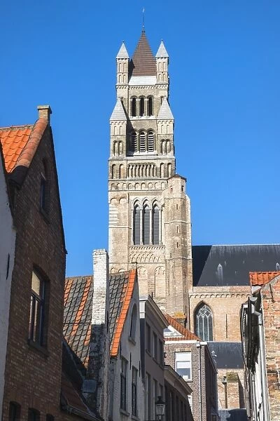 Saint Salvators Cathedral, Historic center of Bruges, UNESCO World Heritage Site, Belgium, Europe