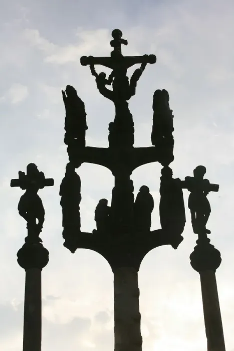 Framed Print : Saint-Thegonnec calvary, depicting the Crucifixion, Saint Thegonne, Finistere, Brittany Framed Print : Saint-Thegonnec calvary, depicting the Crucifixion, Saint Thegonne, Finistere, Brittany