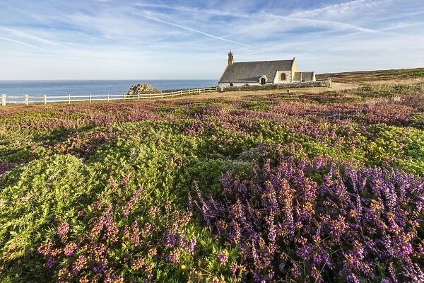 Saint-They chapel at Van Point, Cleden-Cap-Sizun, Finistere, Brittany, France, Europe