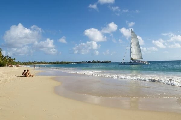 Sainte Anne beach, Martinique, French Overseas Department, Windward Islands