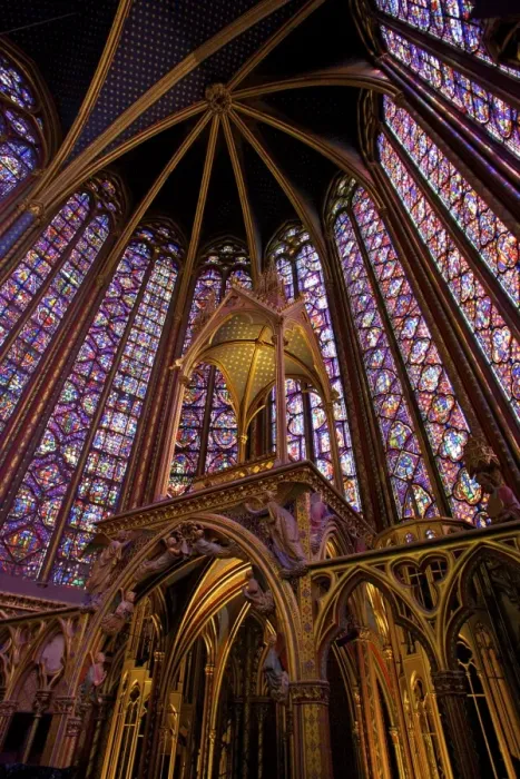 Framed Print : Sainte-Chapelle interior, Paris, France, Europe