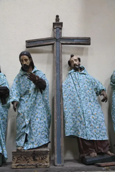 Framed Print : Saints dressed in handmade clothes in church, Santiago Atitlan, Lake Atitlan Framed Print : Saints dressed in handmade clothes in church, Santiago Atitlan, Lake Atitlan