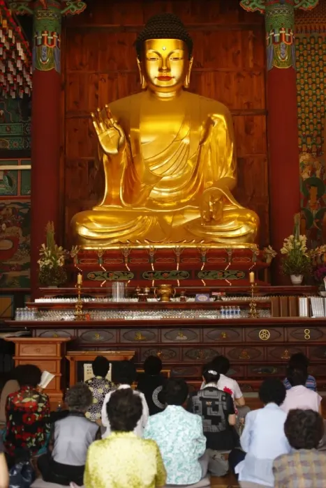 Framed Print : Sakyamuni Buddha, Jogyesa Temple, Seoul, South Korea, Asia Framed Print : Sakyamuni Buddha, Jogyesa Temple, Seoul, South Korea, Asia