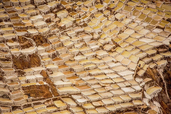 Salineras de Maras, Maras Salt Flats, Sacred Valley, Peru, South America