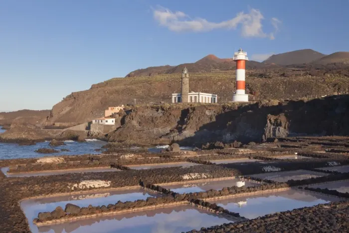 Framed Print : Salines Teneguia, Faro de Fuencaliente lighthouses, Punta de Fuencaliente, La Palma Framed Print : Salines Teneguia, Faro de Fuencaliente lighthouses, Punta de Fuencaliente, La Palma