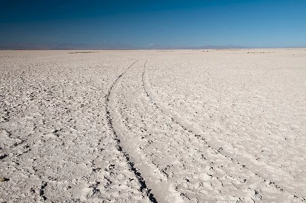 Salt crust, Salar de Atacama, Atacama Desert, Chile, South America
