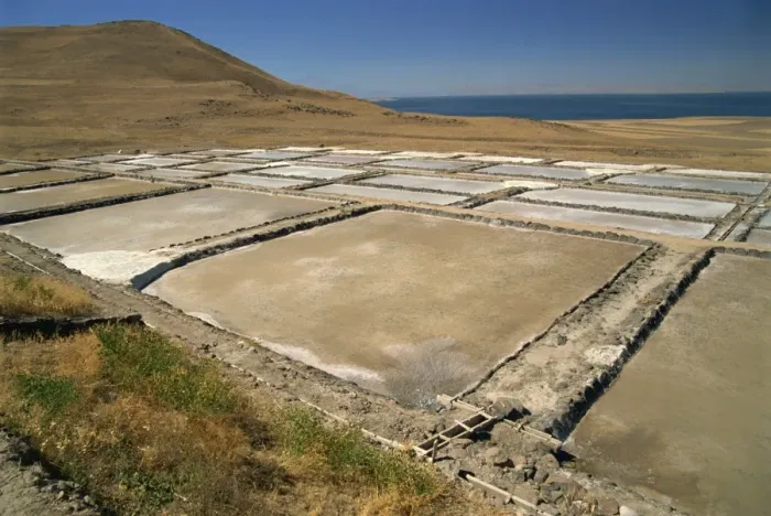 Framed Print : Salt pans close to Lake Van, Kurdistan, Anatolia, Turkey, Asia Minor, Eurasia Framed Print : Salt pans close to Lake Van, Kurdistan, Anatolia, Turkey, Asia Minor, Eurasia