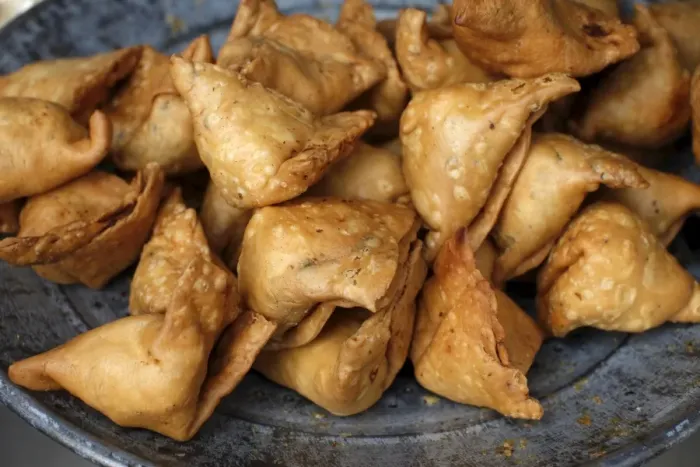 Framed Print : Samosas, Haridwar, Uttarakhand, India, Asia