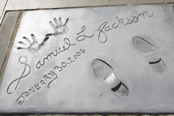 Framed Print : Samuel Jackson, Hand and Foot Prints, Chinese Mann movie Theatre, Hollywood Boulevard Framed Print : Samuel Jackson, Hand and Foot Prints, Chinese Mann movie Theatre, Hollywood Boulevard