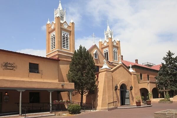 San Felipe de Neri Church, Old Town, Albuquerque, New Mexico, United States of America, North America