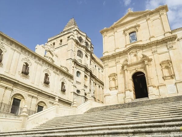 San Francesco Church, Noto, UNESCO World Heritage Site, Sicily, Italy, Europe