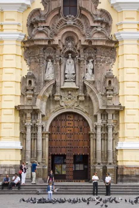 Framed Print : San Francisco Monastery in Lima Centro District, Lima, Peru, South America