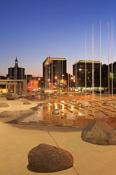 San Jose City Hall Plaza, California, USA