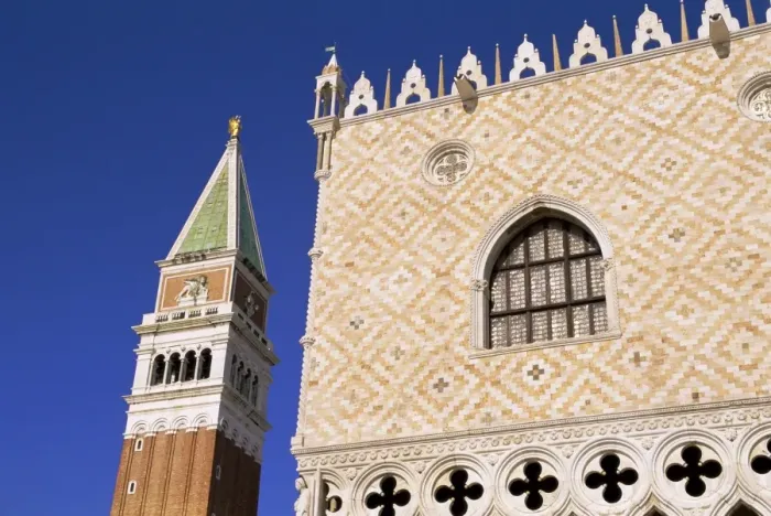 Framed Print : San Marco campanile (St Framed Print : San Marco campanile (St