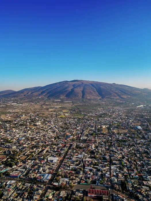 Framed Print : San Martin de las Piramides, aerial view, Mexico State, Mexico Framed Print : San Martin de las Piramides, aerial view, Mexico State, Mexico