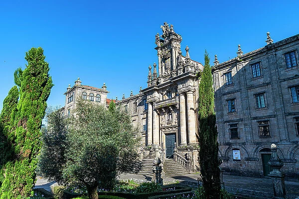 San Martino Pinario Monastery, Santiago de Compostela, UNESCO World Heritage Site, Galicia, Spain, Europe