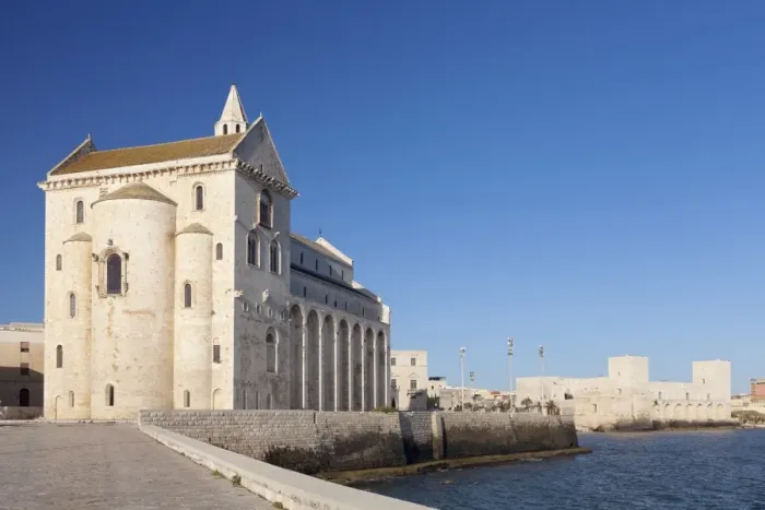 Framed Print : San Nicola Pellegrino cathedral, Castello Svevo castle, Trani, Le Murge, Barletta-Andria-Trani Framed Print : San Nicola Pellegrino cathedral, Castello Svevo castle, Trani, Le Murge, Barletta-Andria-Trani