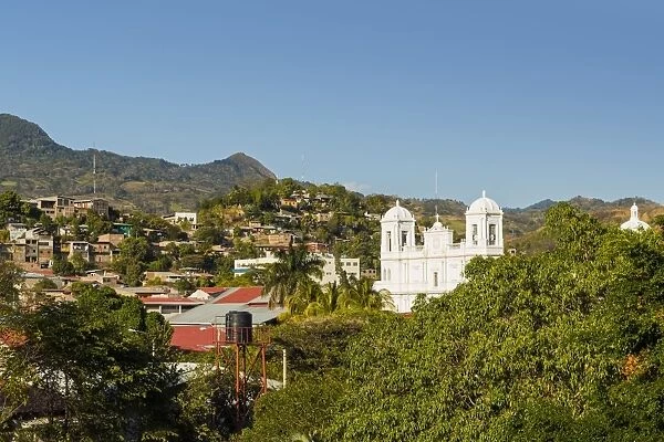 San Pedro Cathedral, built 1874 on Parque Morazan in this important northern commercial city