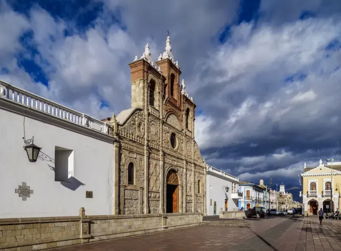 Framed Print : San Pedro Cathedral, Maldonado Park, Riobamba, Chimborazo Province, Ecuador Framed Print : San Pedro Cathedral, Maldonado Park, Riobamba, Chimborazo Province, Ecuador