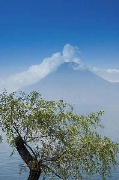 San Pedro Volcano, Lake Atitlan, Guatemala, Central America
