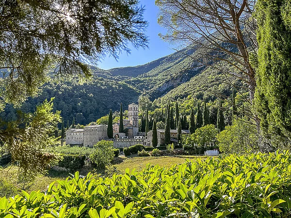 San Pietro in Valle Abbey, Ferentillo, Umbria, Italy, Europe