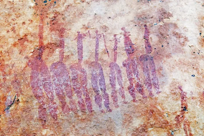 Framed Print : San rock art on the Sevilla Rock Art Trail, Cederberg Wilderness Area, Western Cape Framed Print : San rock art on the Sevilla Rock Art Trail, Cederberg Wilderness Area, Western Cape