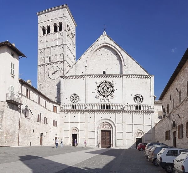 San Rufino Cathedral, Assisi, Perugia District, Umbria, Italy, Europe