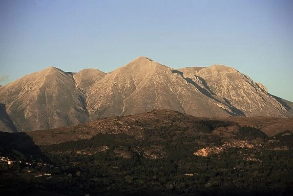 San Sasso peaks from Tagliacozzo