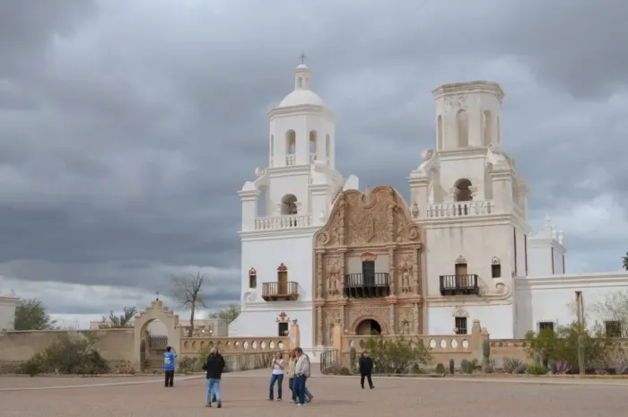 Framed Print : San Xavier Mission, Arizona, United States of America, North America Framed Print : San Xavier Mission, Arizona, United States of America, North America