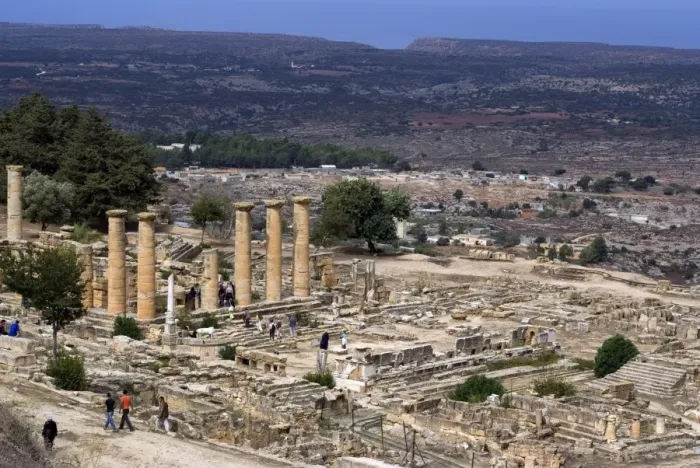Framed Print : Sanctuary of Apollo, Greek and Roman site of Cyrene, UNESCO World Heritage Site