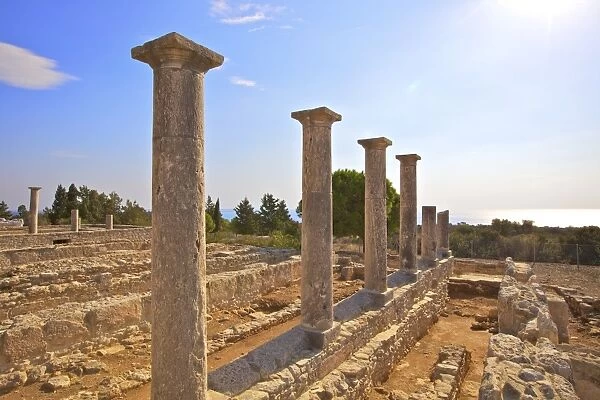 Sanctuary of Apollo Yiatis, Kourion, UNESCO World Heritage Site, Cyprus, Eastern Mediterranean