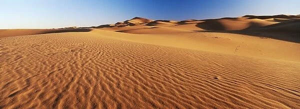 Sand dunes in Erg Chebbi sand sea