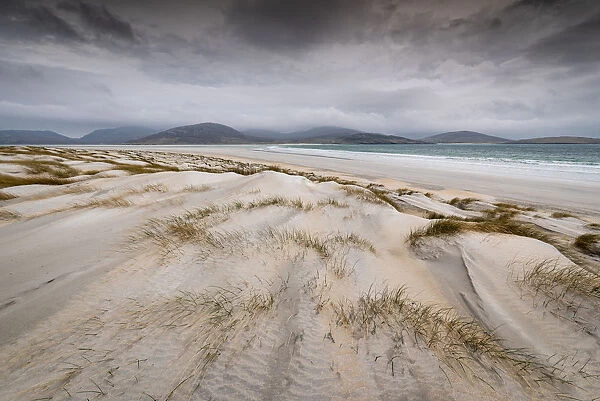 Sand dunes, Luskentyre Beach, West Harris, Outer Hebrides, Scotland, United Kingdom