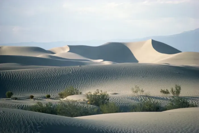 Framed Print : Sand dunes on valley floor Framed Print : Sand dunes on valley floor