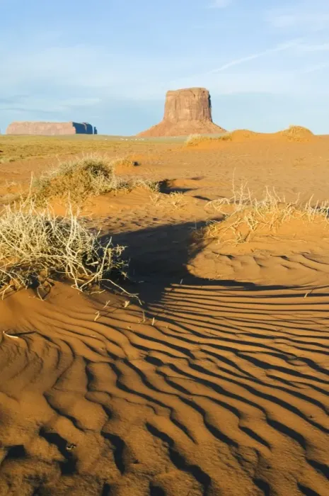 Framed Print : Sand patterns in Monument Valley Navajo Tribal Park