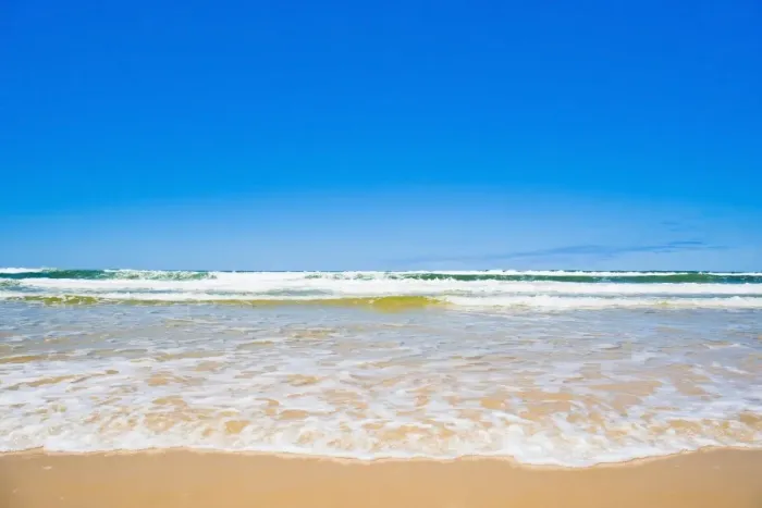 Framed Print : Sand sea and sky of Seventy Five Mile Beach, Fraser Island, UNESCO World Heritage Site, Queensland, Australia, Pacific Framed Print : Sand sea and sky of Seventy Five Mile Beach, Fraser Island, UNESCO World Heritage Site, Queensland, Australia, Pacific