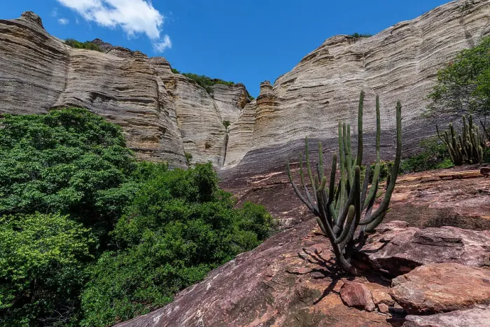 Framed Print : Sandstone cliffs at Pedra Furada, Serra da Capivara National Park, UNESCO World Heritage Site, Piaui, Brazil, South America Framed Print : Sandstone cliffs at Pedra Furada, Serra da Capivara National Park, UNESCO World Heritage Site, Piaui, Brazil, South America