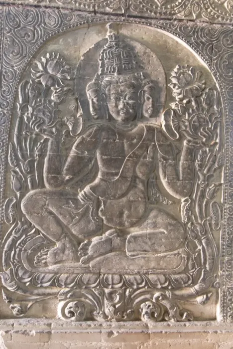 Framed Print : Sandstone relief figure, Nan Paya, Bagan (Pagan), Myanmar (Burma), Asia Framed Print : Sandstone relief figure, Nan Paya, Bagan (Pagan), Myanmar (Burma), Asia