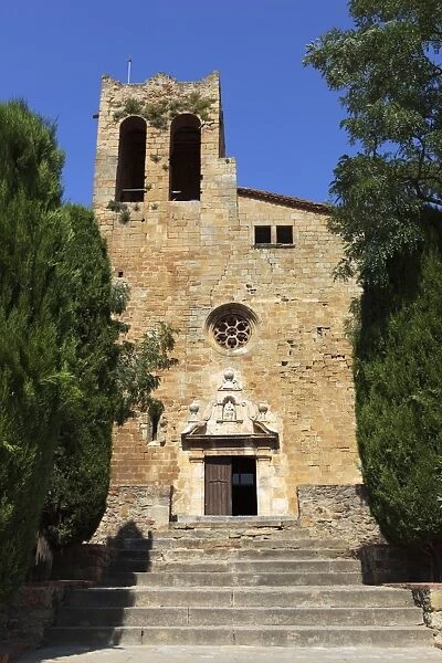 Sant Pere Church, Pals, Costa Brava, Catalonia, Spain, Europe