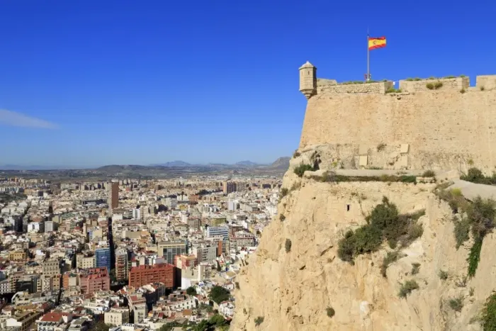 Framed Print : Santa Barbara Castle and city, Alicante, Spain, Europe Framed Print : Santa Barbara Castle and city, Alicante, Spain, Europe