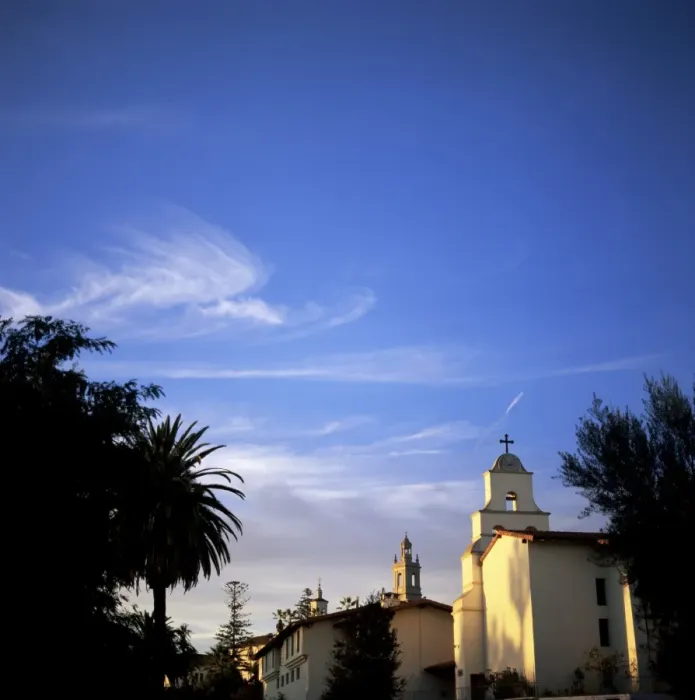 Framed Print : Santa Barbara Mission founded in 1786 Framed Print : Santa Barbara Mission founded in 1786