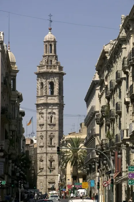 Framed Print : Santa Catalina church, Peace Street, Valencia, Spain, Europe