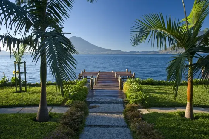 Framed Print : Santa Cruz La Laguna, Lake Atitlan, Western Highlands, Guatemala, Central America Framed Print : Santa Cruz La Laguna, Lake Atitlan, Western Highlands, Guatemala, Central America