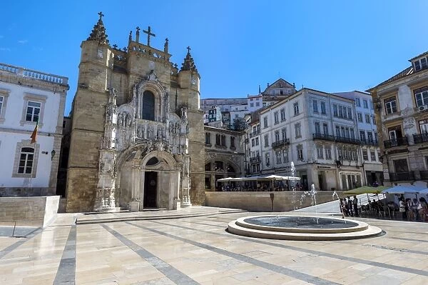 Santa Cruz Monastery, UNESCO World Heritqage Site, Coimbra old city, Beira Province, Portugal, Europe